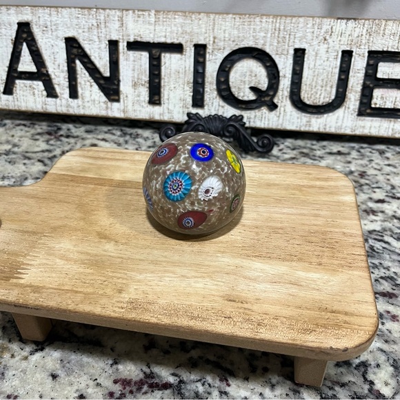 Vintages 1970’s Millefiori Paperweight - ABSOLUTELY STUNNING! No chips/cracks! - Picture 2 of 13